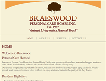 Tablet Screenshot of braeswoodhomes.com